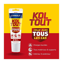 Cyanolit Koltout Cristal colle polymère - Transparent