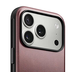Avis Nomad Coque pour iPhone 17 Pro MagSafe en Cuir Horween Antichocs Bordeaux