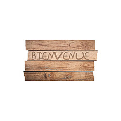 I.D. Mat  TAPIS BOSTON PLANCHE BIENVENUE 40X70 IDMAT - BOSDECPL4070BIE