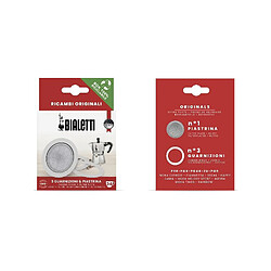 Bialetti kit joints et filtre Moka Express 3/4 tasses