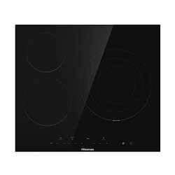 Table de cuisson vitrocéramique 60cm 3 feux 5700w noir - E6332BSCE - HISENSE