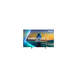 TV OLED Ambilight Philips 77OLED810 194 cm 4K UHD 2025 Gris métal