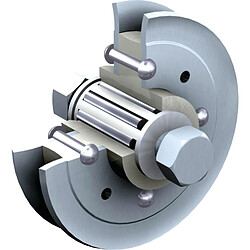 Galet diamètre 82mm flasques acier – MANTION 1002A