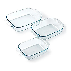 Pyrex lot de plats à four rectangulaires - x3