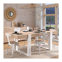 But table à manger rectangulaire - Chêne blanc