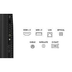 Tcl 55P79K - Aluminium brossé pas cher