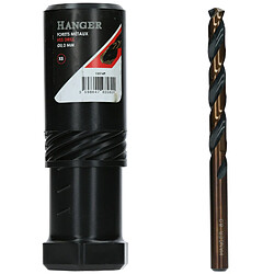 Boite de 5 forets métaux HSS taillés meulés diamètre 8mm HANGER 155149