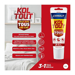 Avis Cyanolit Koltout Cristal colle polymère - Transparent