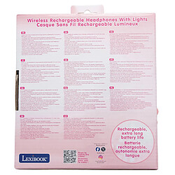 Acheter Lexibook Casque lumineux pliable Bluetooth et filaire Girly avec limitation du volume