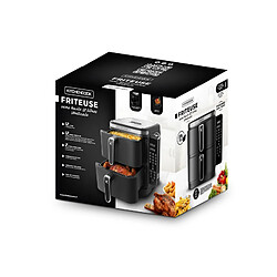 Kitchencook - Double Friteuse à Air Verticale 12l - 2800w - 12 Programmes - Thermostat Réglable - Panier à Friture Amovible pas cher