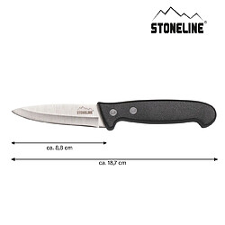 STONELINE® Couteau à éplucher 18,7 cm, avec protection de lame