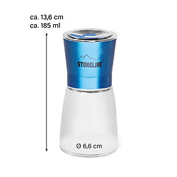 STONELINE® Lot de moulin à sel / poivre, 5 pcs