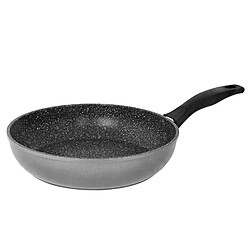 STONELINE® Sauteuse 24 cm, avec revêtement antiadhésif avec de vraies particules de pierre