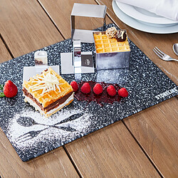 STONELINE® Lot de planches à découper en verre, 2 pcs