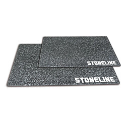 STONELINE® Lot de planches à découper en verre, 2 pcs
