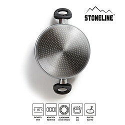 STONELINE® Faitout 28 cm, avec couvercle en verre