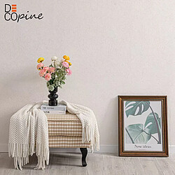Decopine Papier Peint 3D Auto-adhésif en Relief Blanc – Imperméable, Épais & Décoratif – 60×280 cm