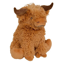 Atmosphera Peluche Vache Écossaise Betty 23cm Marron