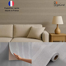 Decopine Papier peint mural autocollant 3D gris effet pierre – Rouleau 60×280 cm – PVC épais, imperméable, facile à poser