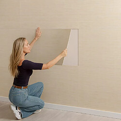 Decopine Papier peint autocollant 3D pierre naturelle jaune – Rouleau 60×280 cm – PVC épais, étanche et facile à poser