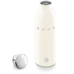 Gourde isotherme 0.5l en acier inoxydable crème - WBF01CR - Style 50's - SMEG