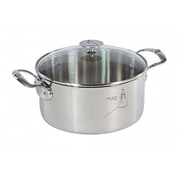 Faitout inox 20cm avec couvercle - 3427.20 - Milady - DE BUYER