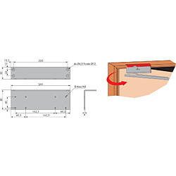 Équerre étagère Heracles