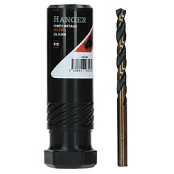 Boite de 10 forets métaux HSS taillés meulés diamètre 6mm HANGER 155144