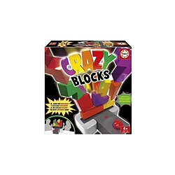 Educa Borras Jeu d'adresse - EDUCA - CRAZY BLOCKS - 15 blocs colorés - a partir de 4 ans - 2 joueurs ou plus