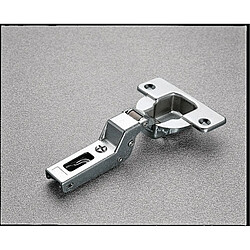 Charnière invisible à visser série F pour porte épaisse coudé 11 argent SALICE CFA7G99