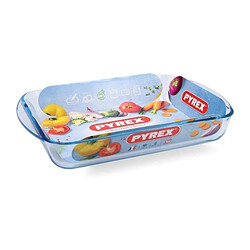 Pyrex plat à four rectangulaire en verre borosilicate