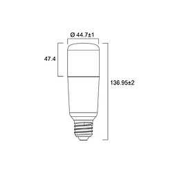 Sylvania ampoule LED tubulaire E27