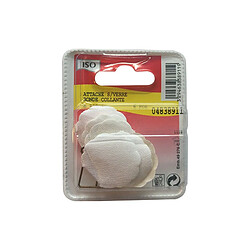 ATTACHE TABLEAU ADHESIF BLANC X6 ISO - 04838911