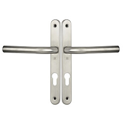 Ensemble double 1194 entraxe 70mm sur plaque étroite clé I HERACLES B INOX PE01