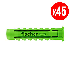 Boite de 45 chevilles à expansion FISCHER SX - vert/Taille:Ø 10 x 50mm