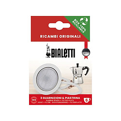 Bialetti Set joints + filtre cafetière 6 tasses