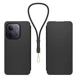 Acheter Made for Xiaomi MFXIAOMI Étui Portefeuille pour Redmi 15C avec Dragonne Amovible Noir