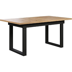 Table a manger - Universal - Chene - Rectangulaire - En MDF - Scandinave - 6 a 10 personnes - 160-200 x 76 x 80 cm - Trendteam