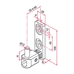 Tirard Gond de portail Multifix