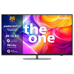 TV QLED Philips The One 43PUS9050 108 cm 4K UHD Ambilight 2025 Gris métal