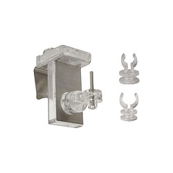 Mobois Supports de tringle Clipvit 3 en 1 - Transparent