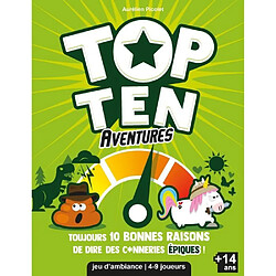 Asmodée Top Ten Aventures - Jeu d'ambiance pas cher