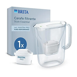 Brita carafe filtrante Style Essential - Blanc