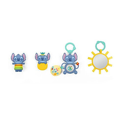 Bright starts DISNEY BABY - STITCH - Coffret Cadeau Naissance? - 4 jouets nouveau-né , Hochet, Anneau de dentition, Jouets multisensoriels
