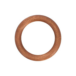 Mobois lot 10 anneaux de rideau - Merisier