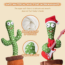 Acheter Arzopa Peluche Interactif Cactus en avec sons et chansons répétitifs style de guitare de Noël