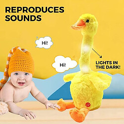 Arzopa Peluche Interactif Canard en avec sons et chansons en boucle style Noël pas cher