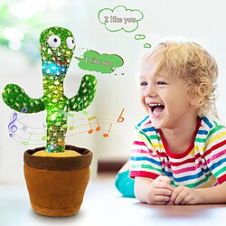 Arzopa Peluche Interactif Cactus en avec sons et chansons répétitifs style maracas mexicaines pas cher