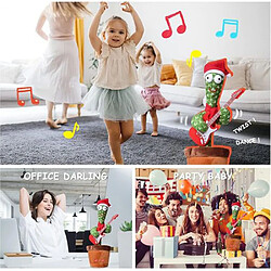 Avis Arzopa Peluche Interactif Cactus en avec sons et chansons répétitifs style de guitare de Noël