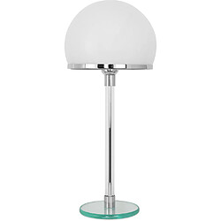 ICONIK INTERIOR Lampe de Table - Lampe de Bureau Design - Nauhas Blanc